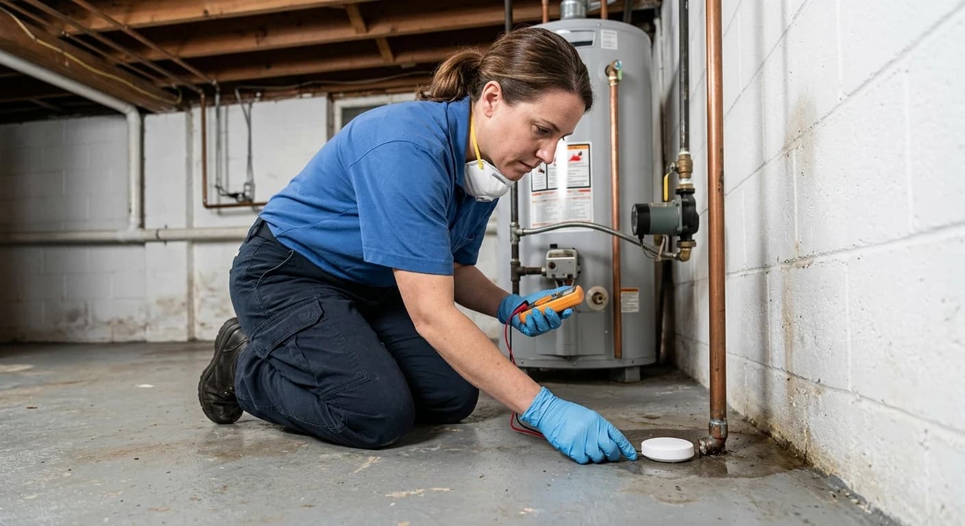 Professional water damage restoration work - How Can Homeowners Utilize Technology for Detection?